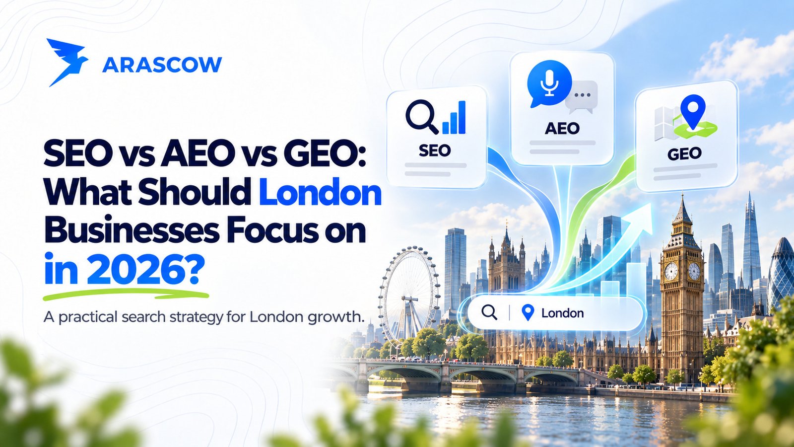 SEO vs AEO vs GEO What Should London Businesses Focus on in 2026
